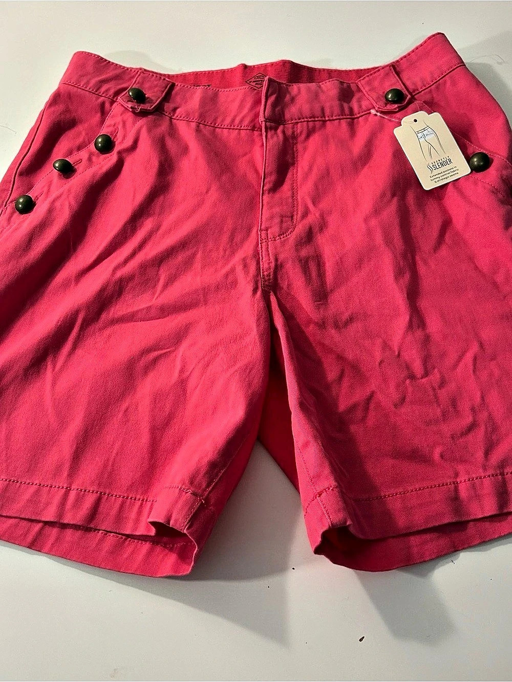 St. John's Bay 7" Short Pink Women’s Size 10 NWT